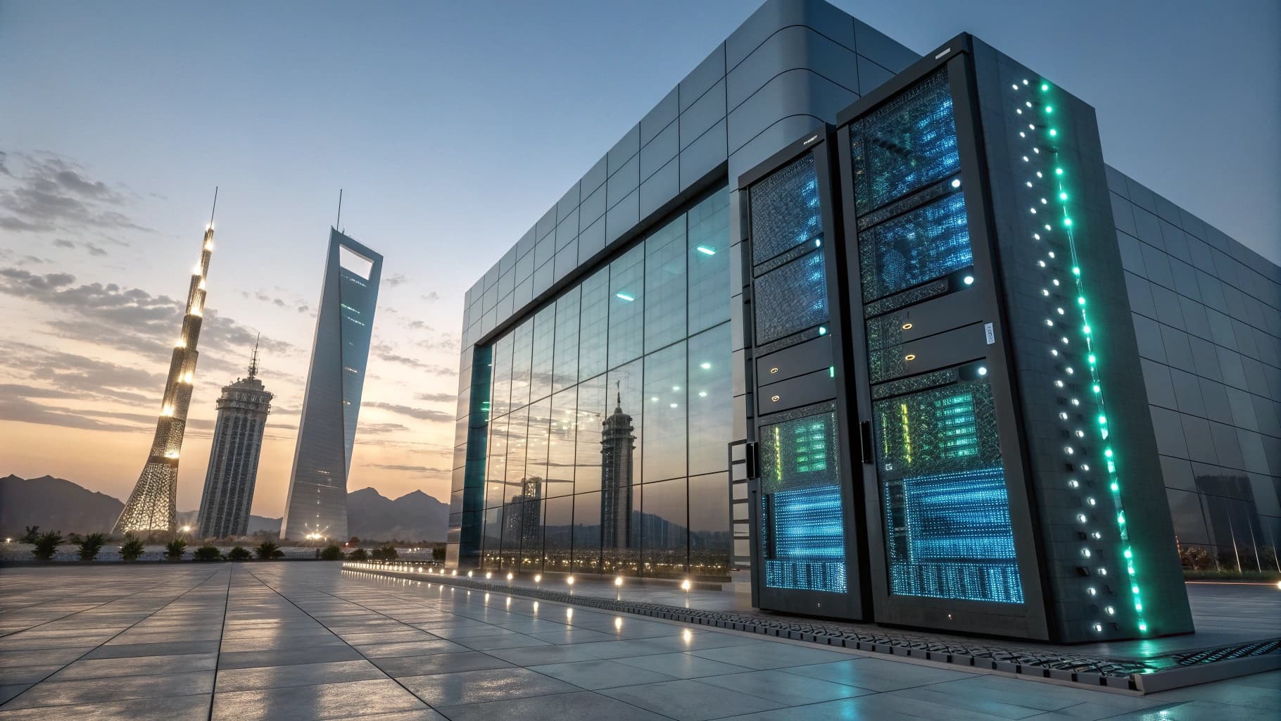 مركز بيانات حديث للذكاء الاصطناعي في الرياض يعكس استثمار هيومن بقيمة 1.2 مليار دولار
