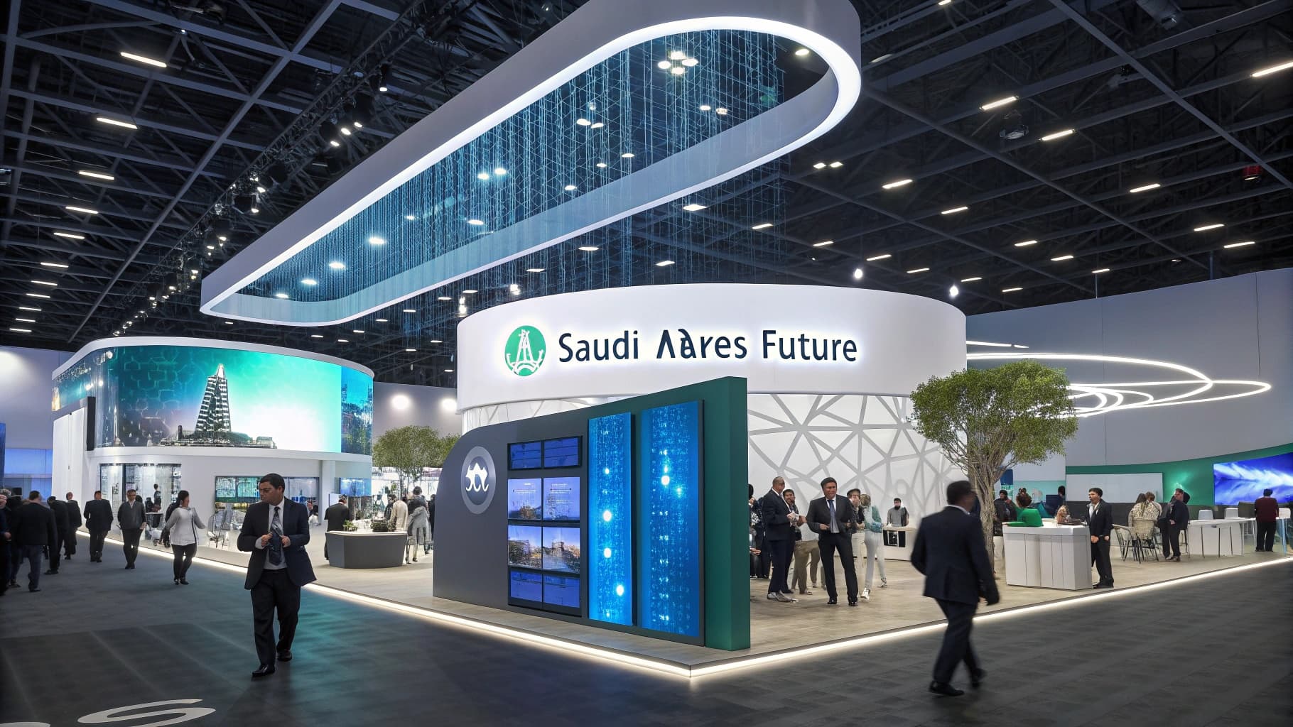 جناح Saudi Makes Future في معرض CES 2026 بلاس فيجاس