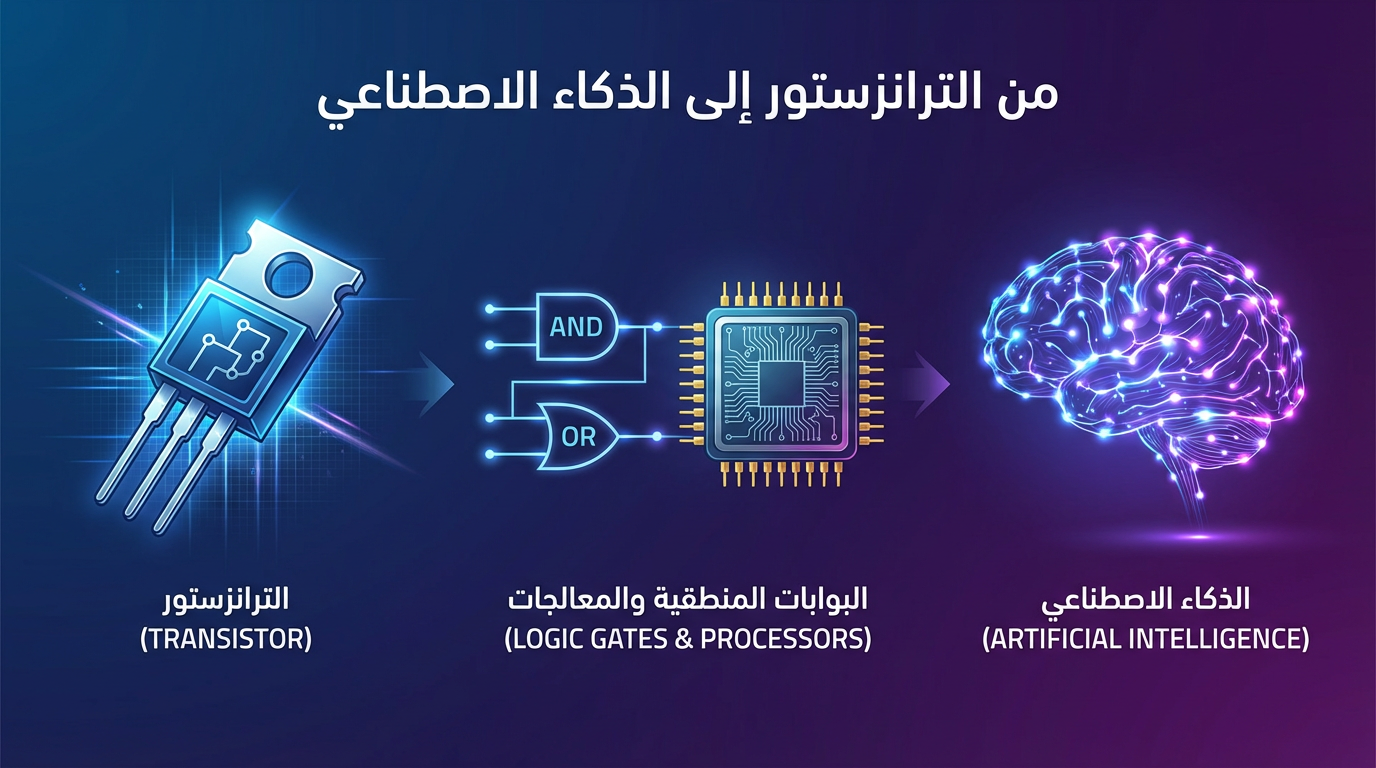 من الترانزستور إلى الذكاء الاصطناعي